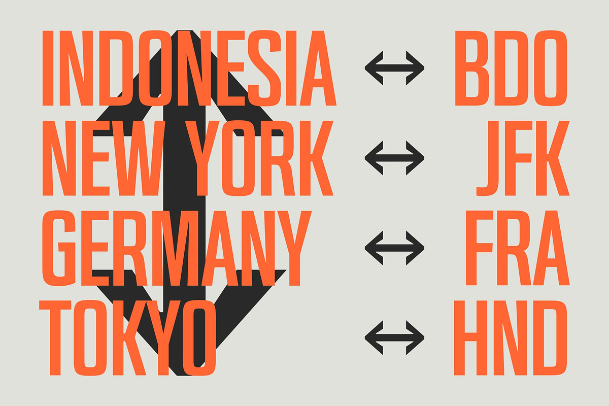 GR RAGH - Condensed Display Typeface, a Sans Serif Font by Garisman Std (Photo 10 of 13)