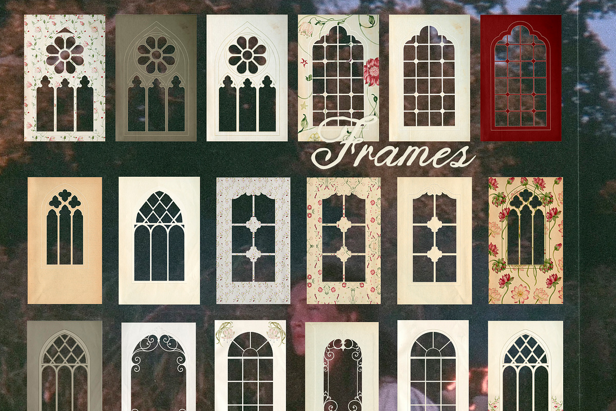 Openings: Vintage Paper Collage Kit, an Object Graphic by Purple (Photo 7 of 11)