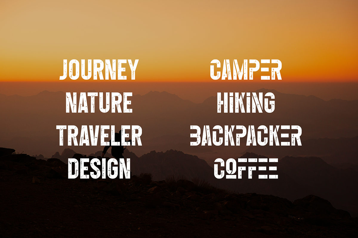 Tactico Pro - Bold Font, a Sans Serif Font by Salamahtype (Photo 5 of 7)
