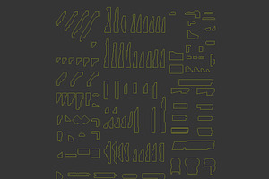 Molding Kitbash V1 - 128 Profile Set