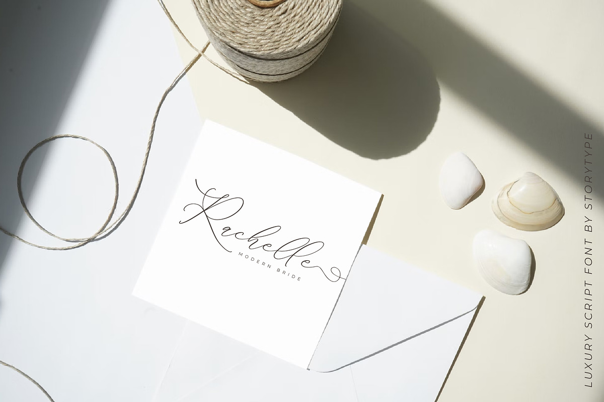 Medusa Luxury Script Font, a Script Font by Storytype Studio (Photo 2 of 15)