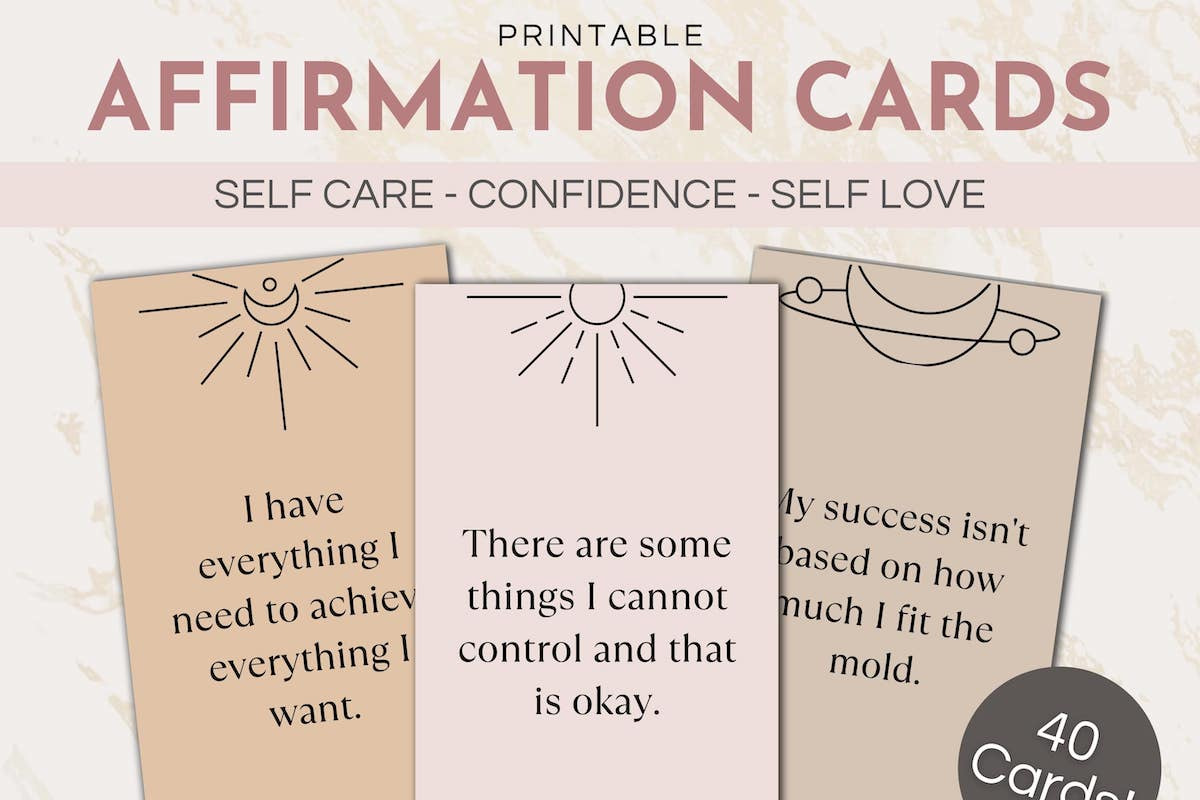 Mental Health Self Care Mega Bundle, a Stationery Template by Ambitiously Alexa (Photo 6 of 6)