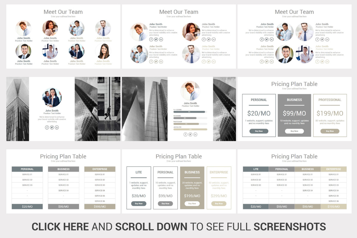 Multi Business PowerPoint Template, a Presentation Template by SlideSalad (Photo 12 of 28)