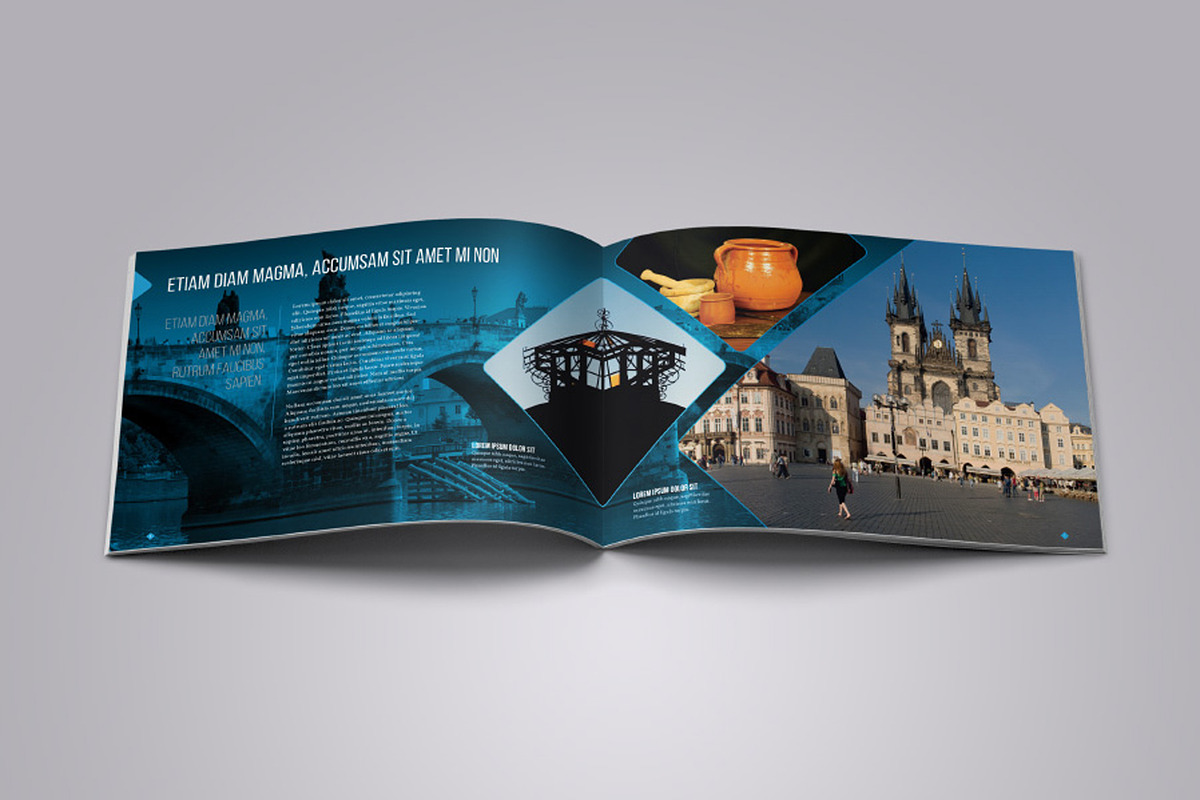 Travel / City A4 landscape brochure, a Brochure Template by INTERARTIVITY (Photo 5 of 10)