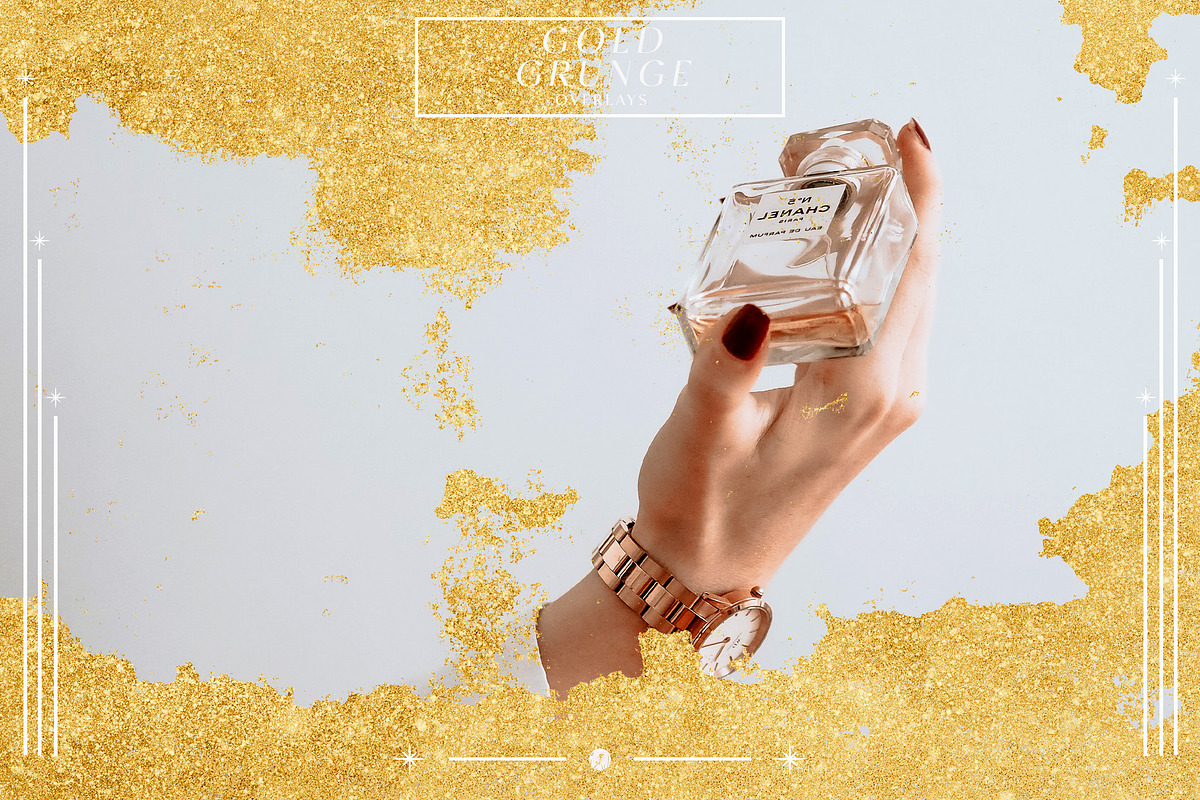 Gold Grunge Overlays, a Texture Graphic by Freezerondigital (Photo 9 of 11)