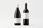 Set Wine Bottles Mockup, a Product Mockup by zpackcreative (Thumbnail 3 of 4)
