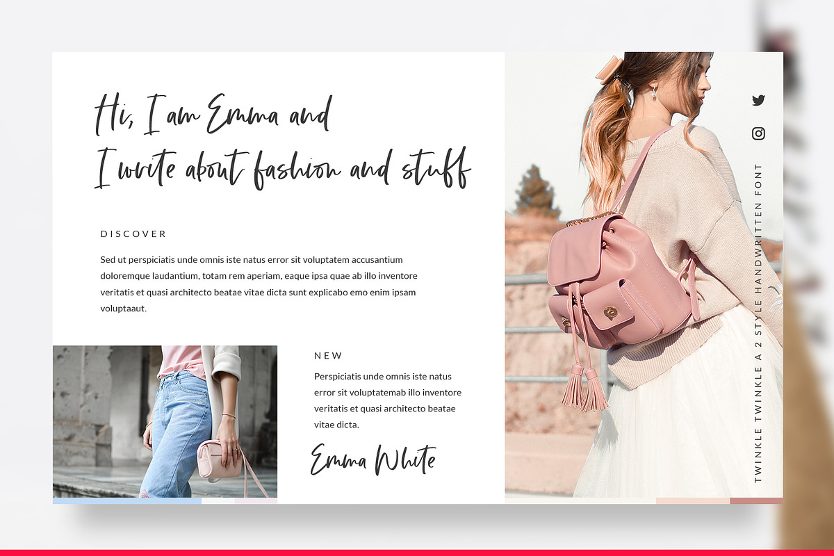 Twinkle Twinkle Handwritten Font preview 2