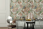 Baroque Shades Watercolor Wallpaper, a Wallpaper Graphic by Webvilla Studio (Thumbnail 4 of 7)