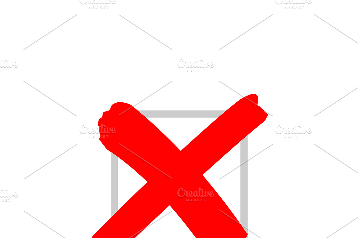 Cross sign or x mark icon. No symbol, a Solid Icon by motorama (Photo 1 of 2)