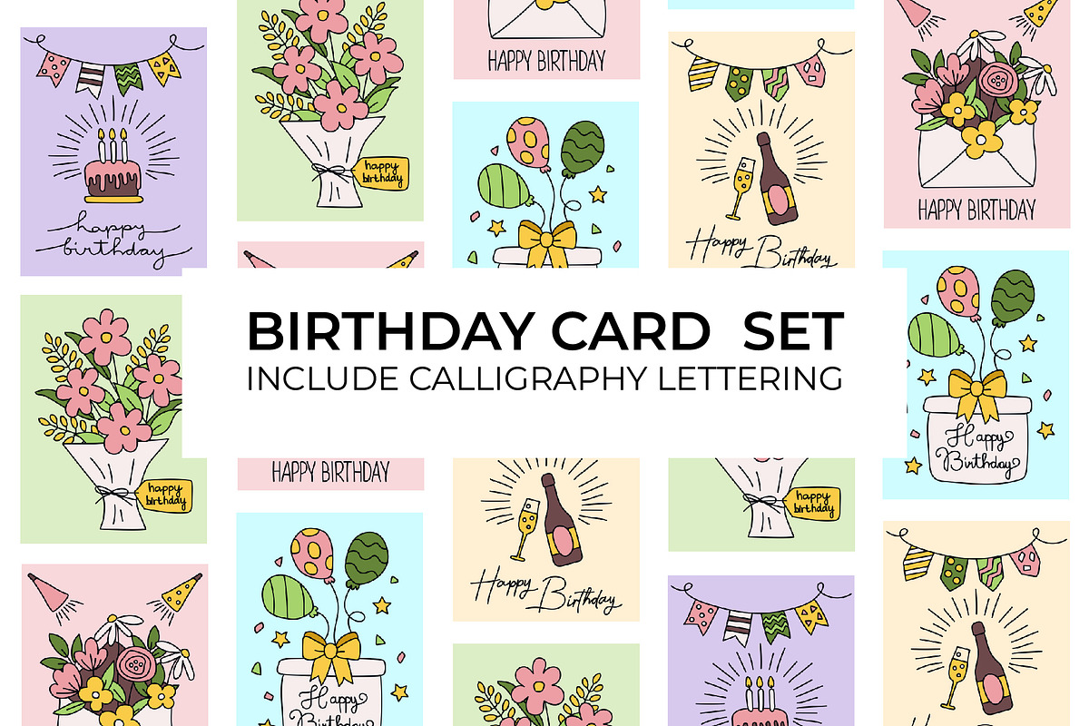 Birthday Card Set