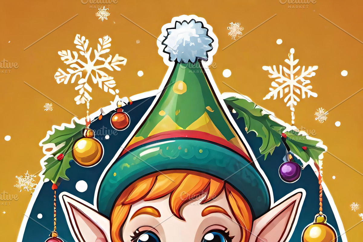 Jolly Christmas Elves Bundle, an Illustration by ETARA by Mea Hau (Photo 5 of 7)