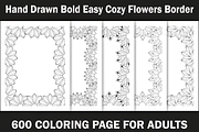 Hand Drawn Bold Easy Cozy Flowers, a Decorative Illustration by Ink Gallery (Thumbnail 2 of 3)