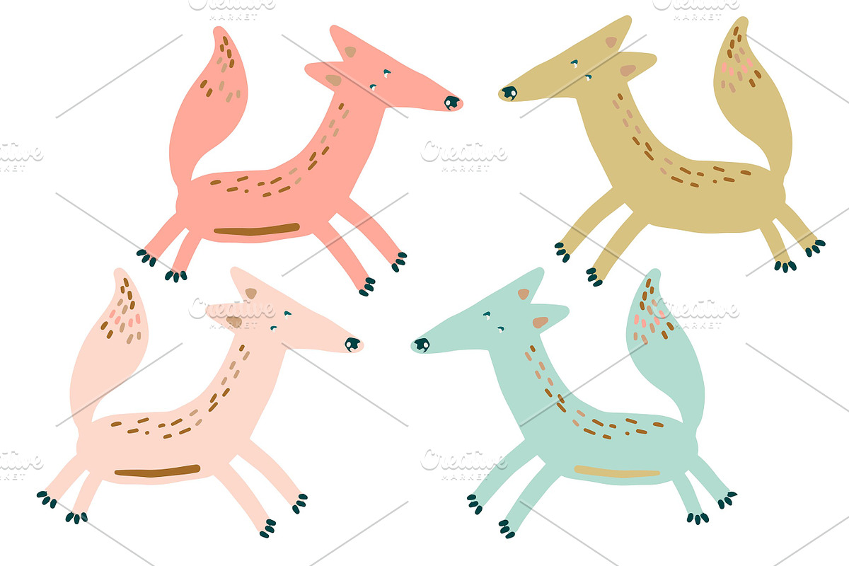 Cute and kind foxes, a Texture Graphic by Tanna.ART (Photo 12 of 13)