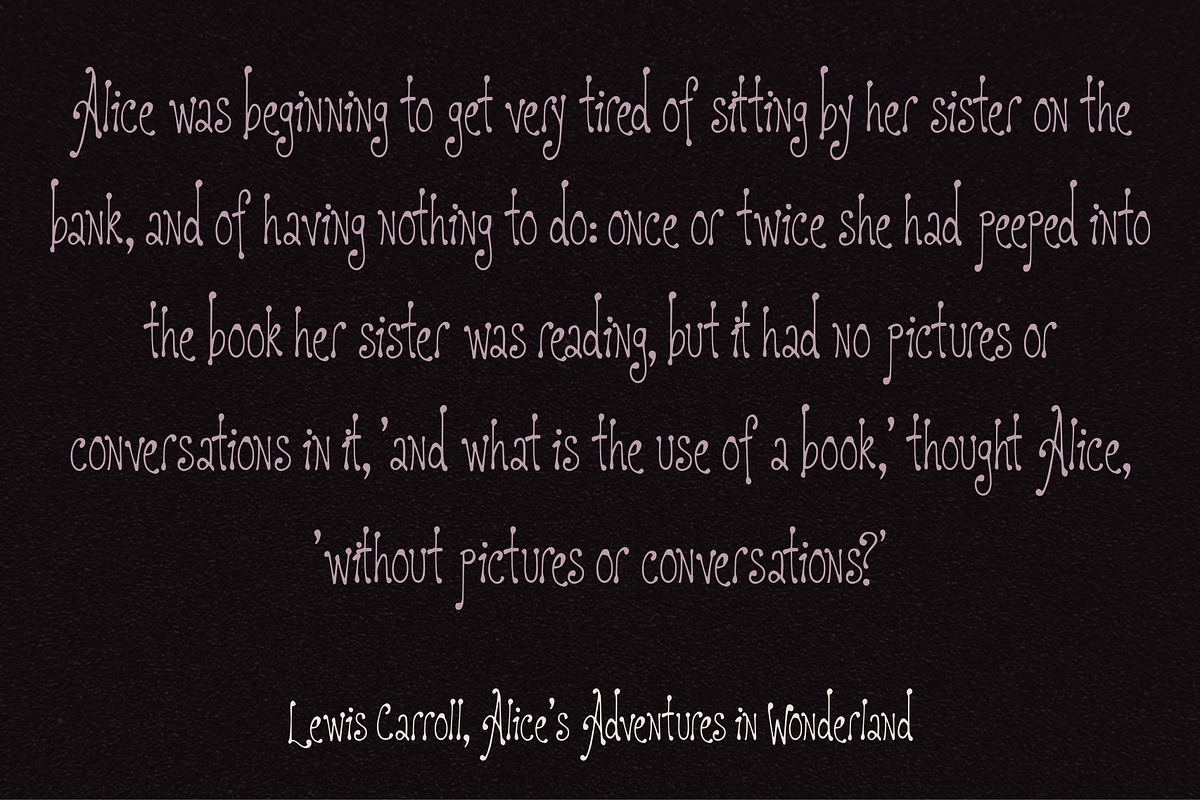 Plumdrunk Slender Display Font, a Handwritten Font by The October Creative (Photo 5 of 8)