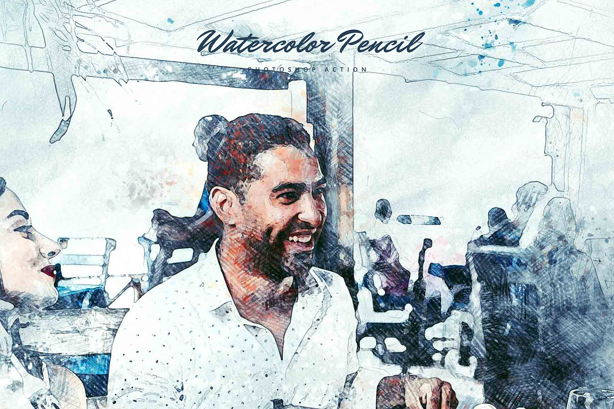Watercolor Pencil Effect, an Action Add-On by AndriyFM (Photo 10 of 14)