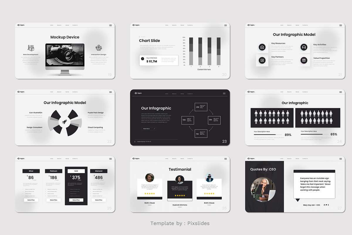 Creative Business PowerPoint, a Presentation Template by Pixslides (Photo 5 of 5)