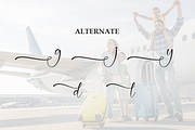 Traveling Abroad | Script Font, a Handwritten Font by Scratchones (Thumbnail 8 of 9)