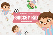 Friendly Soccer Kid Cute Cartoon, a Sport Illustration by Gohsantosa (Thumbnail 1 of 4)