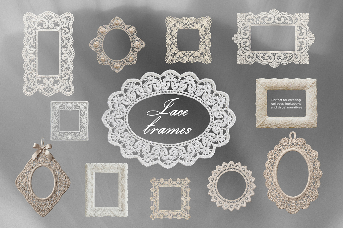 Whispering Lace: Collage Kit, an Object Graphic by TiriCo (Photo 7 of 9)
