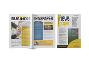 Newspaper Mockup, an Advertising Mockup by mockupbuys (Thumbnail 8 of 10)