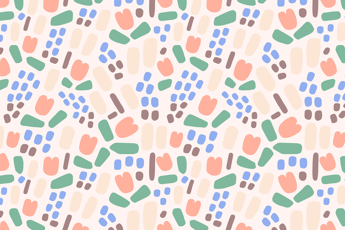 Abstract shapes seamless patterns, a Pattern Graphic by Good Studio (Photo 5 of 11)