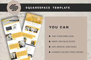 SQUARESPACE COACH Website Template