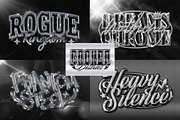 Chrome Silver Metallic Text Effect, a Layer Style Add-On by Matsero (Thumbnail 3 of 4)