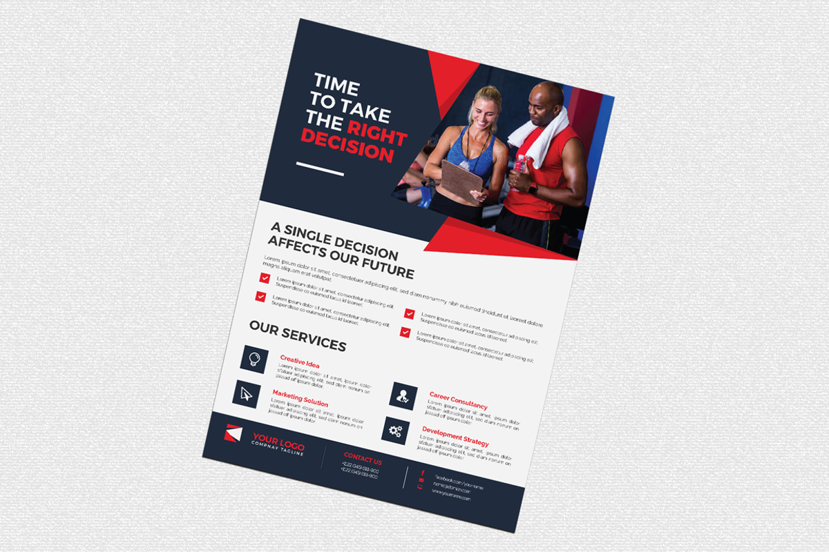 Multipurpose Business Flyer, a Flyer Template by NasirGrfx (Photo 3 of 5)