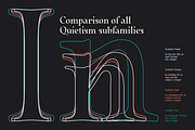 Quietism Display Base Pack, a Serif Font by Michael Rafailyk (Thumbnail 7 of 12)
