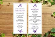 Wedding Ceremony Program, an Invitation Template by retrographix (Thumbnail 1 of 2)
