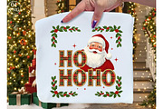 Ho Ho Ho Christmas with Santa Png, an Illustration by Libby Wishes (Thumbnail 1 of 8)