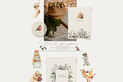 Christmas animals Winter woodland, an Animal Illustration by 60secondsArt (Thumbnail 7 of 15)