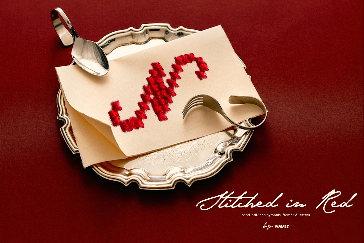 Stitched in Red Elements, an Object Graphic by Purple (Photo 13 of 17)