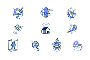 AI Icon Doodle Style Vol 2, an Object Graphic by SLAB! Design (Thumbnail 3 of 3)