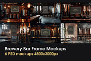 Brewery Frame Mockup, Bar Frame PSD, an Advertising Mockup by Art's and patterns (Thumbnail 1 of 4)