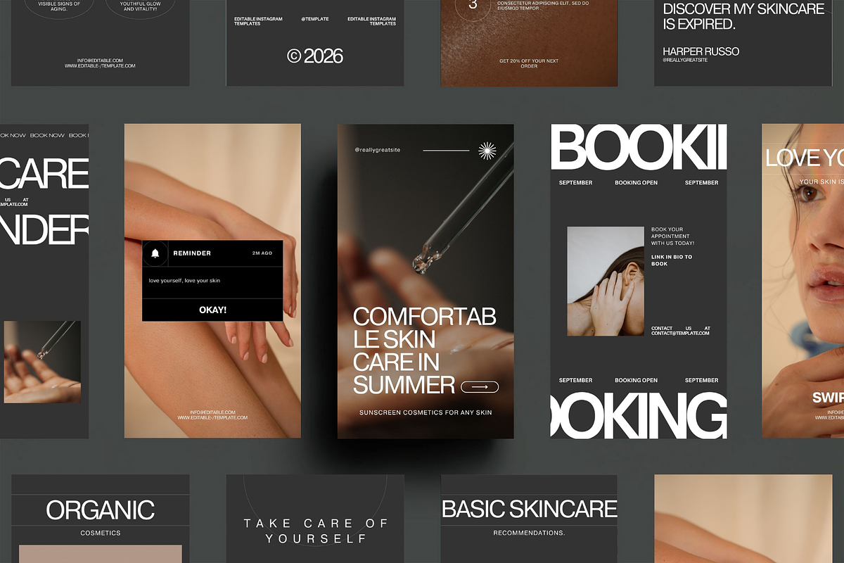 Instagram Beauty Template, a Social Media Template by Prapti Design (Photo 5 of 12)