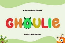 Ghoulie - Display Monster Font