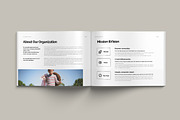 Nonprofit Charity Brochure Landscape, a Brochure Template by Pixelpick (Thumbnail 3 of 9)