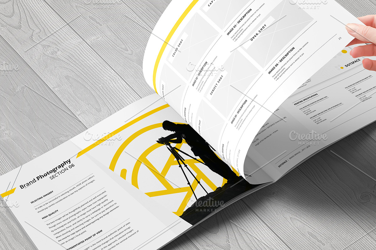 Brand Manual 30 Pages A4 / US Letter, a Brochure Template by Mastergfx (Photo 30 of 32)