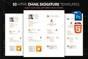 EMAIL SIGNATURE TEMPLATE WITH HTML, a Templates & Theme by pixel_arc (Thumbnail 1 of 3)