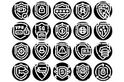 Cybersecurity safeguard shield icons, an Object Graphic by pikepicture (Thumbnail 2 of 3)