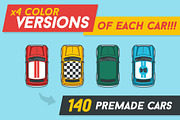 35 Top View Vector Cars, an Illustration by wowu (Thumbnail 4 of 4)