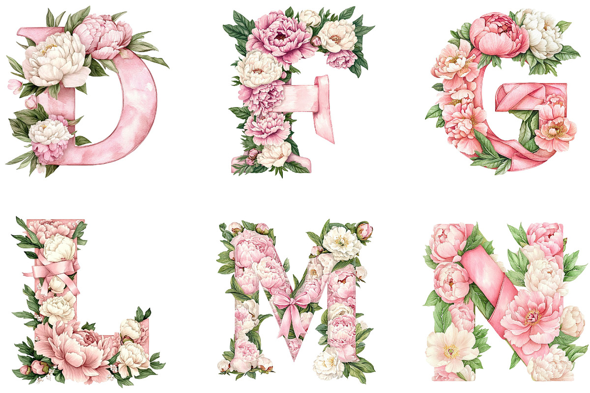 Cancer Alphabet PNG Bundle, a Seasonal Illustration by Designking (Photo 3 of 4)