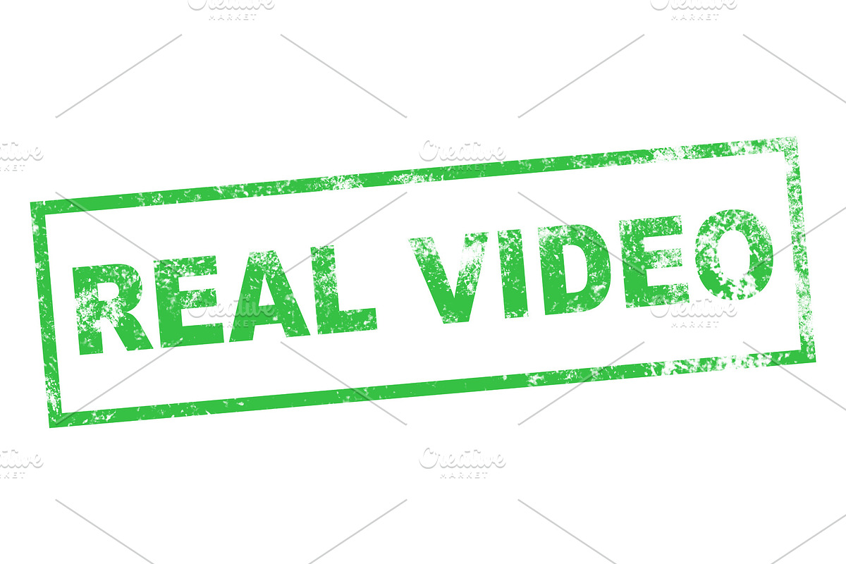 Real video stamp sign, an Object Graphic by Vapi
