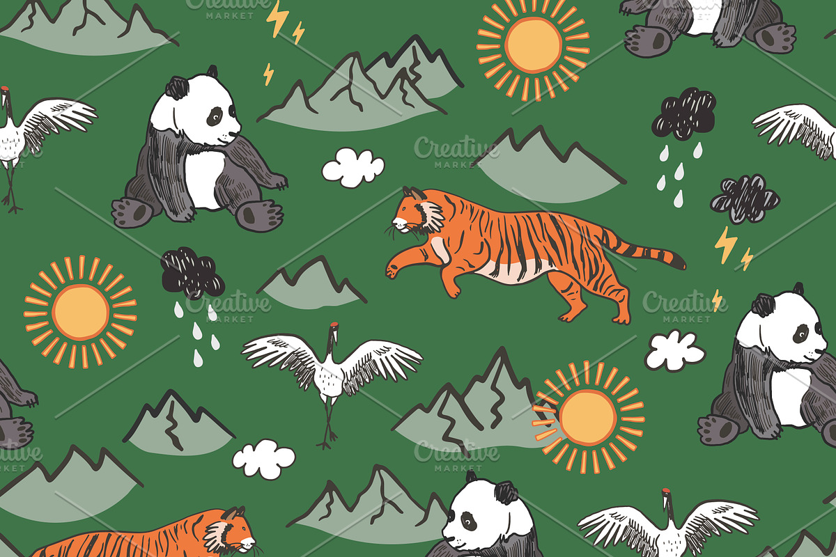Animals World Map, an Animal Illustration by GooseFrol (Photo 26 of 28)