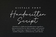 Gistale - Signature Script Font, a Handwritten Font by Typebae (Thumbnail 2 of 9)