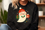 Cute Boujee Ghost Christmas, an Illustration by Craft Nest (Thumbnail 2 of 6)