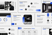 Minimalist Blue PowerPoint Template, a Presentation Template by SKY CREATION (Thumbnail 5 of 6)