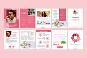 ROSE - Ebook Workbook Canva Template