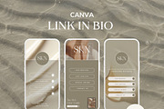 SKINCARE Link In Bio Canva, a Social Media Template by Studio Suvelle (Thumbnail 1 of 6)